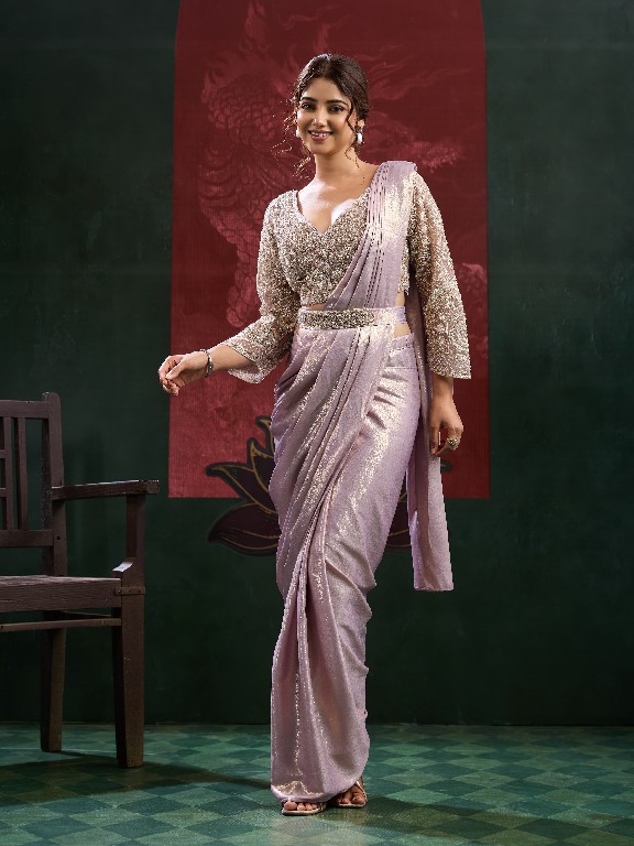 AMOHA D.NO 102449 WHOLESALE IMPORTED SANDWASH BEAD WORK READY TO WEAR PARTY WEAR SAREES FOR WOMEN ONLINE