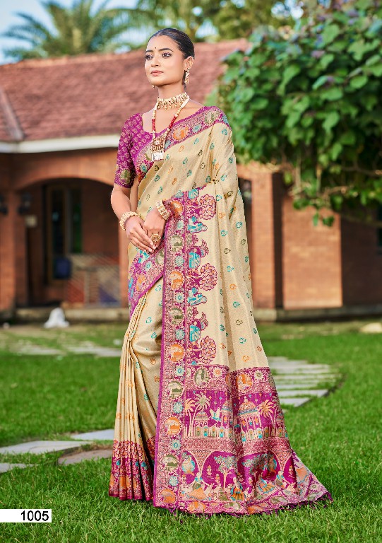 BUNAWAT KAPILA SILK WHOLESALE SILK ZARI WEAVING FESTIVE WEAR INDIAN SAREES FOR WOMEN ONLINE