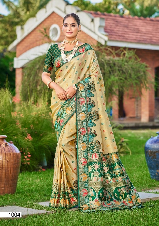 BUNAWAT KAPILA SILK WHOLESALE SILK ZARI WEAVING FESTIVE WEAR INDIAN SAREES FOR WOMEN ONLINE