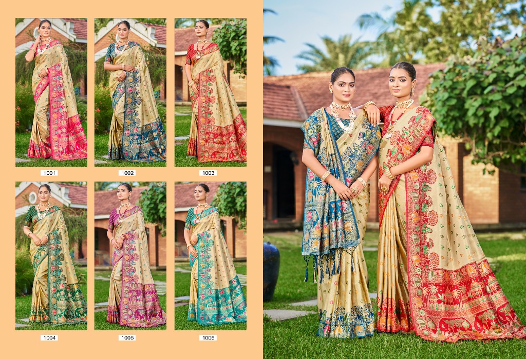 BUNAWAT KAPILA SILK WHOLESALE SILK ZARI WEAVING FESTIVE WEAR INDIAN SAREES FOR WOMEN ONLINE