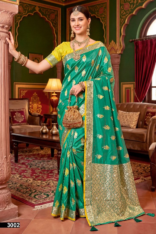 SAROJ UMANG SATIN SAROSKI VOL 3 WHOLESALE PURE SATIN SILK ETHNIC WEAR INDIAN SAREES FOR WOMEN SUPPLIER