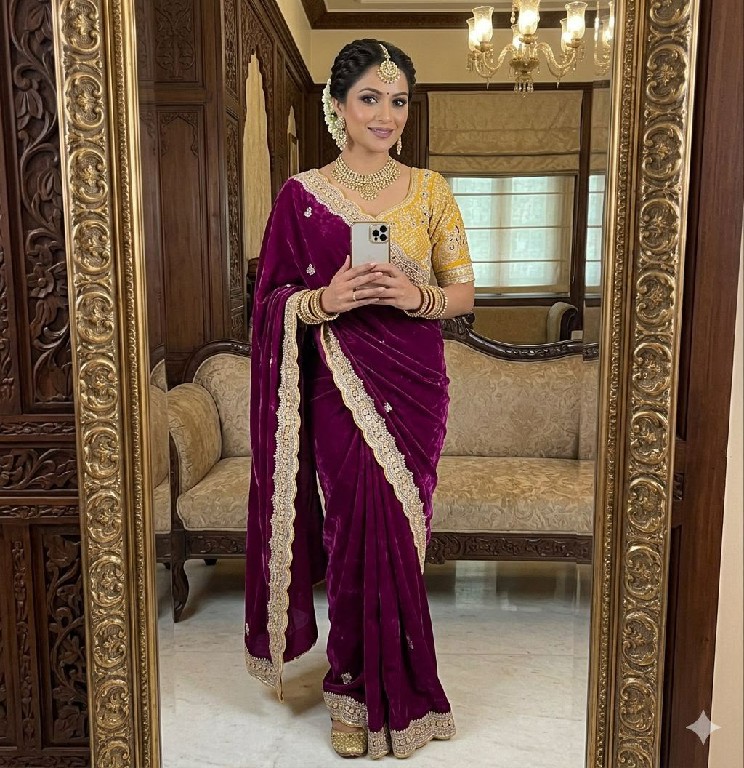 TEXTILEDEAL PRESENT SABYASACHI INSPIRED SPACE SILK BEAUTIFUL SAREES FOR WOMEN EXPORTER