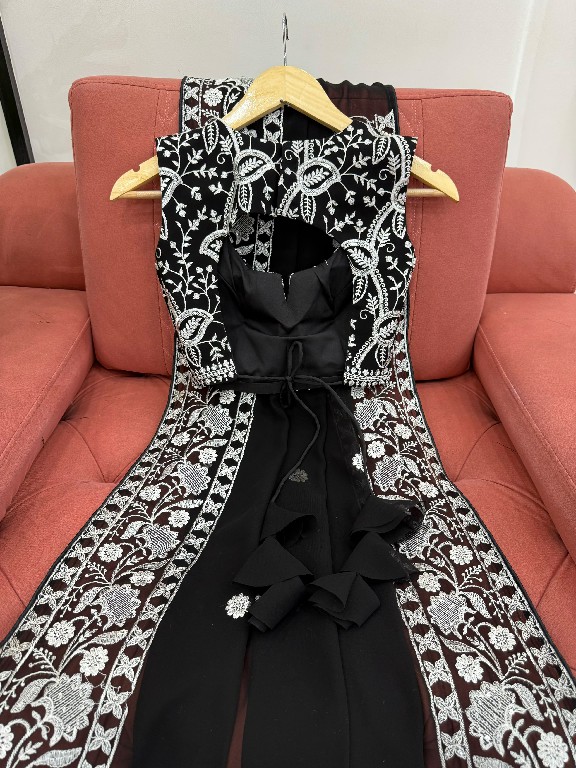 SP SERIES D.NO SP-103 WHOLESALE FAUX GEORGETTE ELEGANT WORK INDIAN SAREES FOR WOMEN EXPORTER
