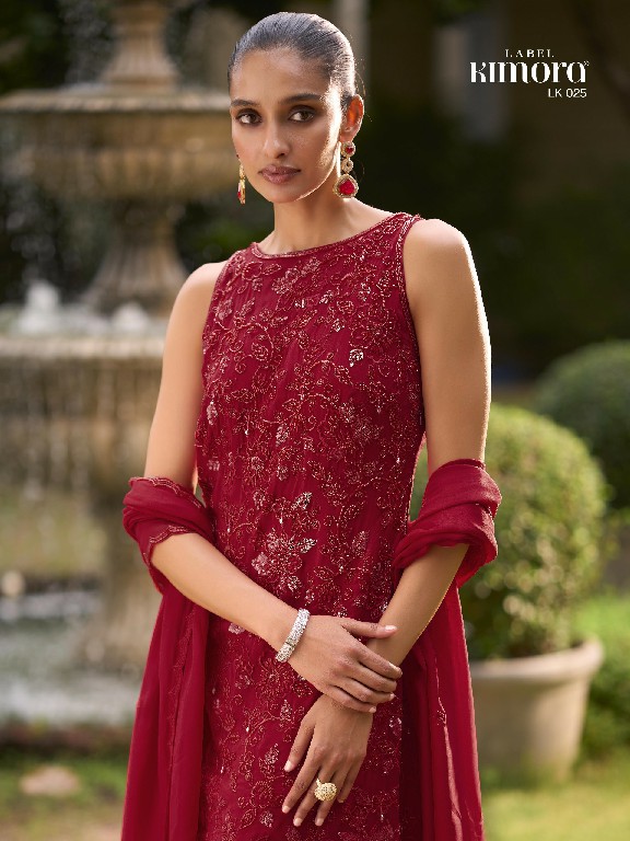 LABEL KIMORA COLLECTION VOL 3 WHOLESALE READYMADE GEORGETTE PARTY WEAR 3 PCS SUITS FOR WOMEN ONLINE