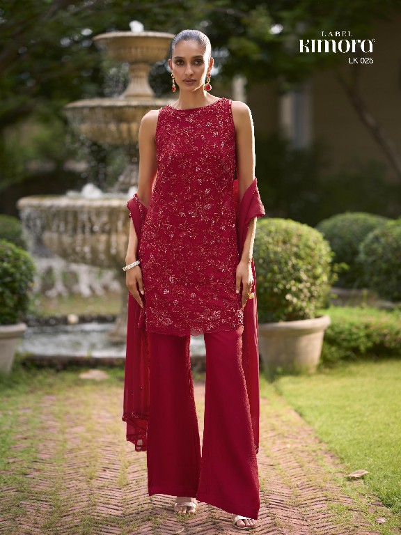 LABEL KIMORA COLLECTION VOL 3 WHOLESALE READYMADE GEORGETTE PARTY WEAR 3 PCS SUITS FOR WOMEN ONLINE