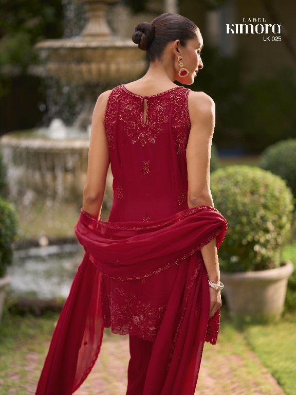LABEL KIMORA COLLECTION VOL 3 WHOLESALE READYMADE GEORGETTE PARTY WEAR 3 PCS SUITS FOR WOMEN ONLINE