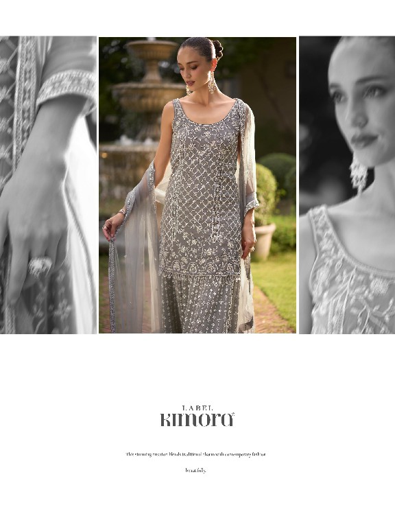 LABEL KIMORA COLLECTION VOL 3 WHOLESALE READYMADE GEORGETTE PARTY WEAR 3 PCS SUITS FOR WOMEN ONLINE