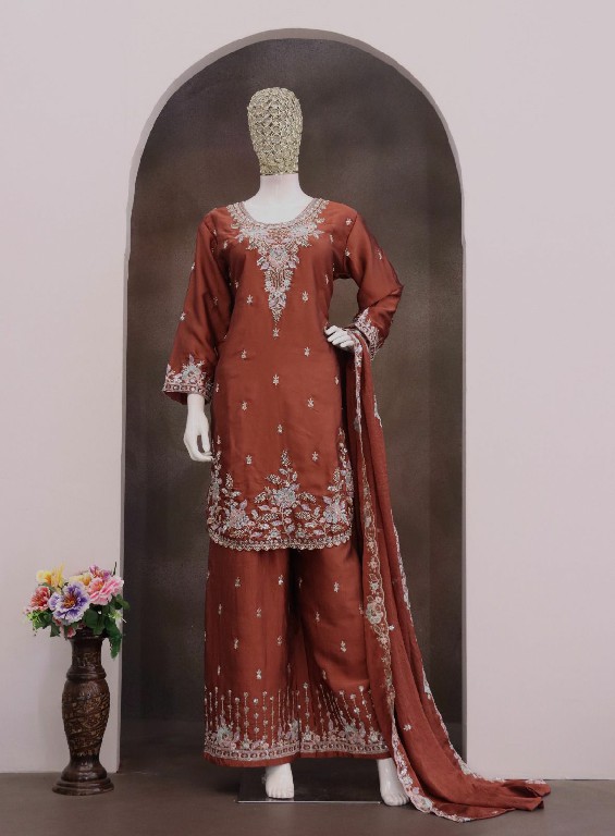 MAARIA-A D.NO 1003 WHOLESALE READYMADE RANGOLI CRUSH BEADS WORK PAKISTANI 3 PCS SUITS FOR EXPORT