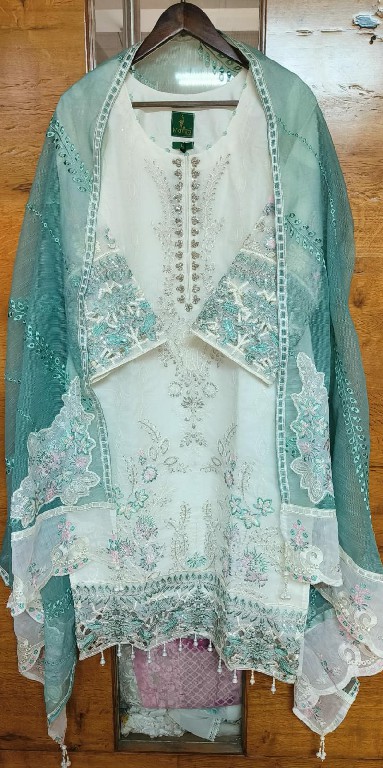 TEXTILEDEAL D.NO KMS-206 WHOLESALE READYMADE COTTON SILK BEAUTIFUL 3 PCS SUITS EXPORTER