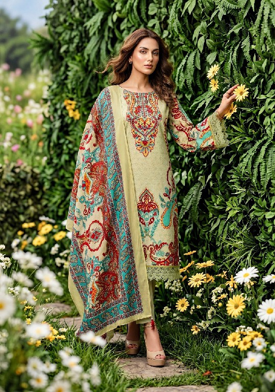 JANSI FARAH VOL 2 WHOLESALE READYMADE SOFT COTTON PRINTED CASUAL WEAR 3 PCS SUITS ONLINE