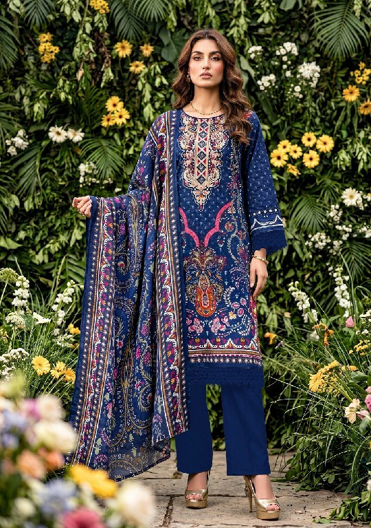JANSI FARAH VOL 2 WHOLESALE READYMADE SOFT COTTON PRINTED CASUAL WEAR 3 PCS SUITS ONLINE