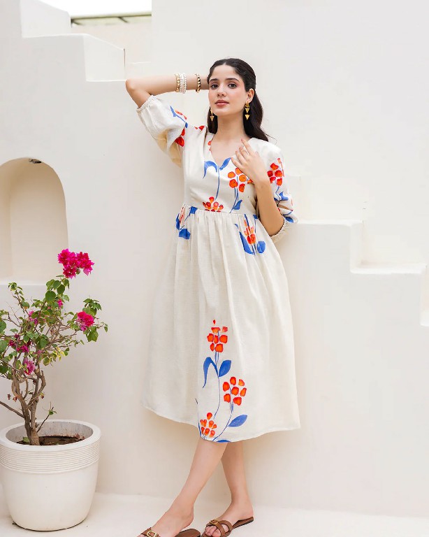 PURPLE CREATION LIYA WHOLESALE READYMADE KOTA CHECKS PRINTED BIG SIZE STYLISH ONE PEACE DRESS FOR WOMEN SUPPLIER
