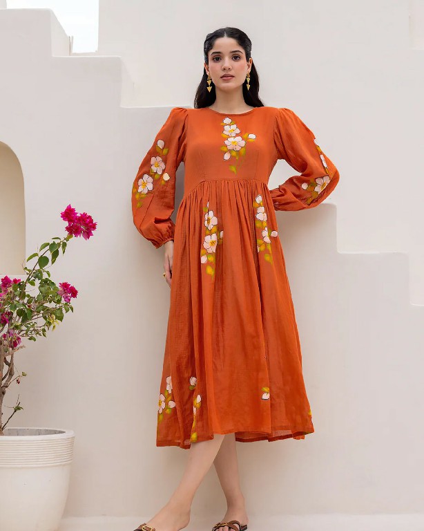 PURPLE CREATION LIYA WHOLESALE READYMADE KOTA CHECKS PRINTED BIG SIZE STYLISH ONE PEACE DRESS FOR WOMEN SUPPLIER