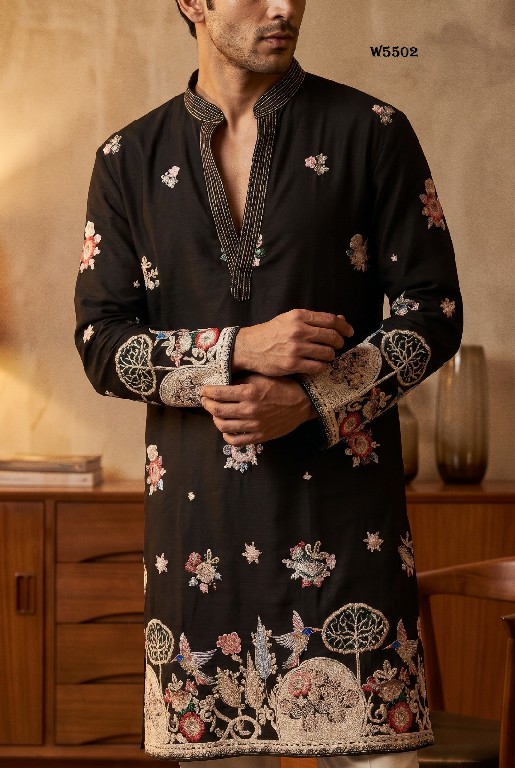 OUTLUK WEDDING COLLECTION VOL 55 WHOLESALE READYMADE HEAVY OCCASION WEAR KURTA WITH PANT FOR MEN SUPPLIER