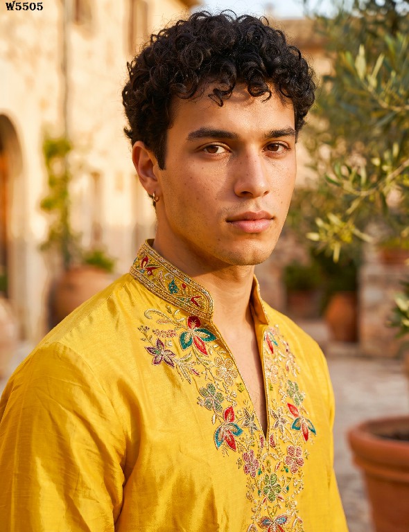 OUTLUK WEDDING COLLECTION VOL 55 WHOLESALE READYMADE HEAVY OCCASION WEAR KURTA WITH PANT FOR MEN SUPPLIER