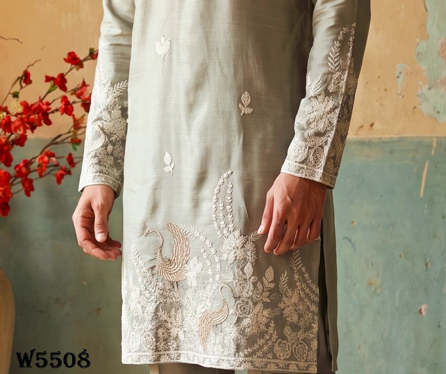 OUTLUK WEDDING COLLECTION VOL 55 WHOLESALE READYMADE HEAVY OCCASION WEAR KURTA WITH PANT FOR MEN SUPPLIER