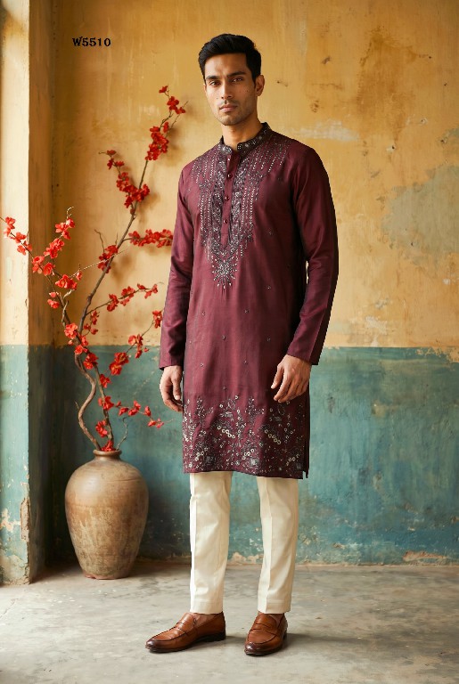 OUTLUK WEDDING COLLECTION VOL 55 WHOLESALE READYMADE HEAVY OCCASION WEAR KURTA WITH PANT FOR MEN SUPPLIER