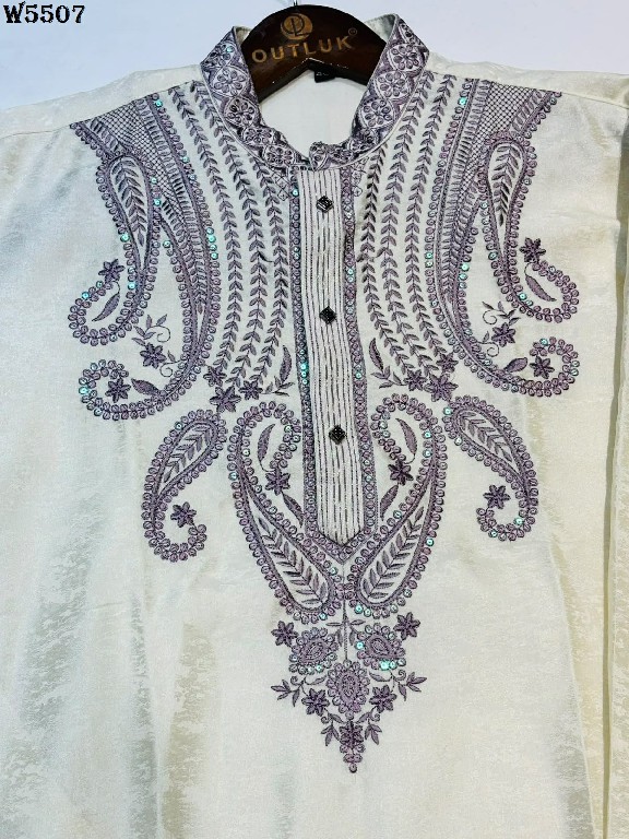 OUTLUK WEDDING COLLECTION VOL 55 WHOLESALE READYMADE HEAVY OCCASION WEAR KURTA WITH PANT FOR MEN SUPPLIER