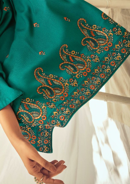 VIRVA AAB-E-AFTAAB WHOLESALE VISCOSE PASHMINA WINTER COLLECTION UNSTITCH SALWAR SUITS EXPORTER