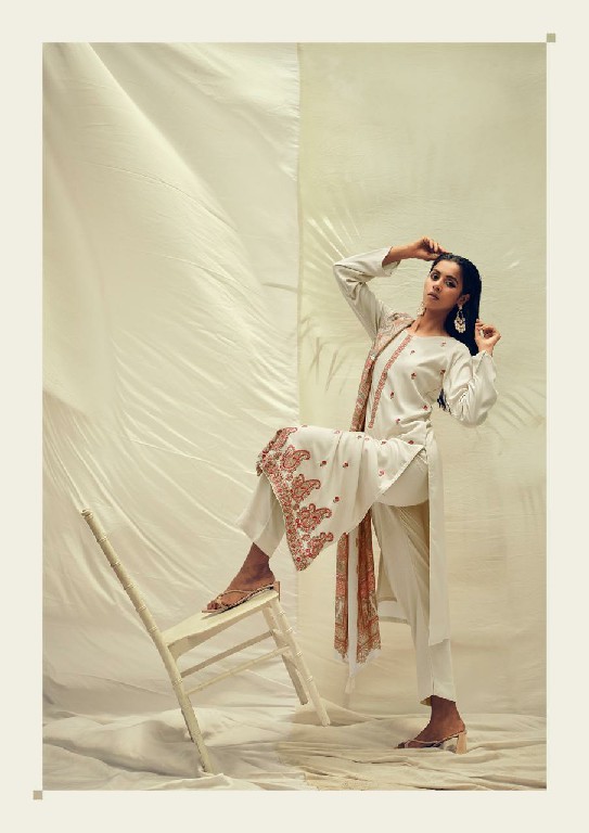 VIRVA AAB-E-AFTAAB WHOLESALE VISCOSE PASHMINA WINTER COLLECTION UNSTITCH SALWAR SUITS EXPORTER