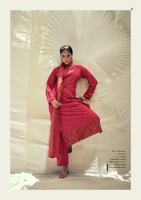 VIRVA AAB-E-AFTAAB WHOLESALE VISCOSE PASHMINA WINTER COLLECTION UNSTITCH SALWAR SUITS EXPORTER