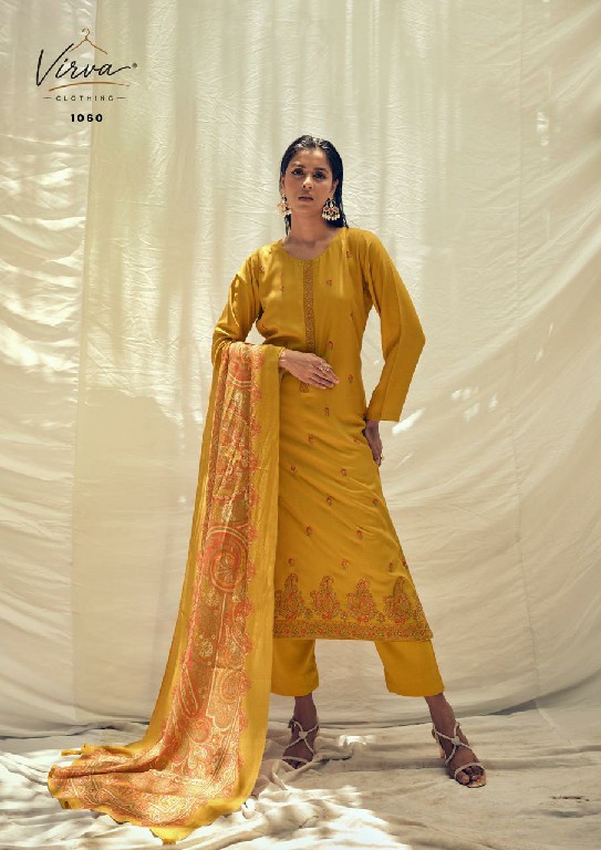 VIRVA AAB-E-AFTAAB WHOLESALE VISCOSE PASHMINA WINTER COLLECTION UNSTITCH SALWAR SUITS EXPORTER
