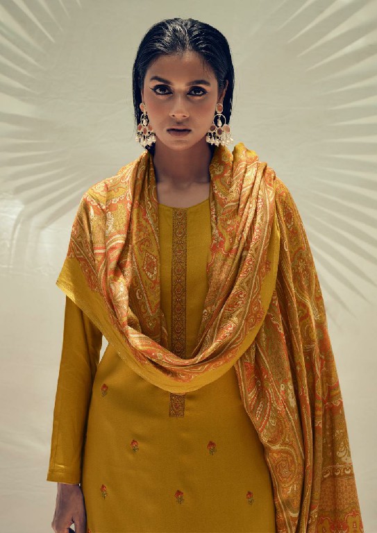 VIRVA AAB-E-AFTAAB WHOLESALE VISCOSE PASHMINA WINTER COLLECTION UNSTITCH SALWAR SUITS EXPORTER