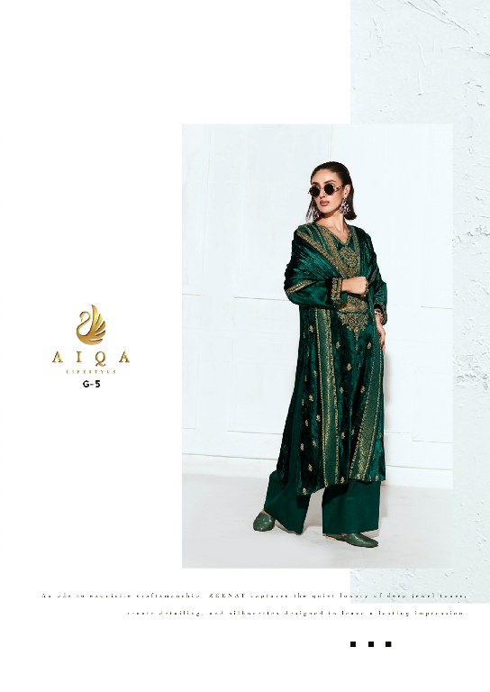 AIQA RUBAAB WHOLESALE VISCOSE VELVET WINTER WEAR ELEGANT UNSTITCH SALWAR SUITS ONLINE
