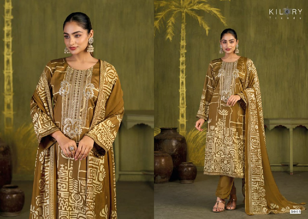KILORY TRENDS SURKH WHOLESALE PURE GAJJI SILK FESTIVE LOOK UNSTITCH SALWAR SUITS SUPPLIER