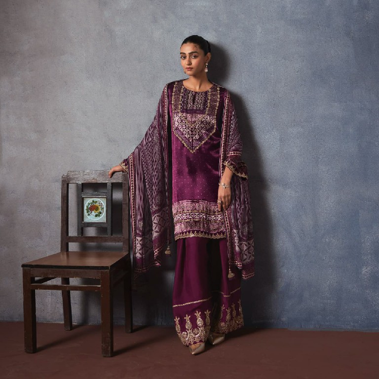 KIMORA SOHNI LAJJO WHOLESALE PURE GAJJI SILK FESTIVE LOOK UNSTITCH SALWAR SUITS EXPORTER