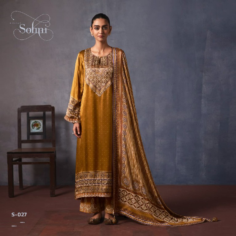KIMORA SOHNI LAJJO WHOLESALE PURE GAJJI SILK FESTIVE LOOK UNSTITCH SALWAR SUITS EXPORTER