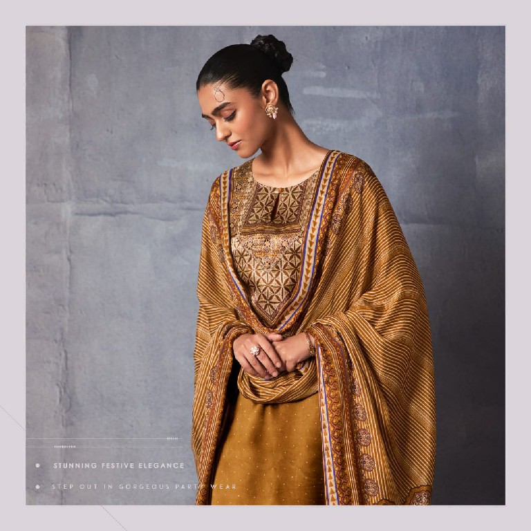 KIMORA SOHNI LAJJO WHOLESALE PURE GAJJI SILK FESTIVE LOOK UNSTITCH SALWAR SUITS EXPORTER