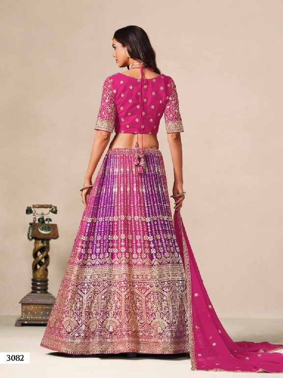 MEHVISH VOL 38 WHOLESALE FAUX GEORGETTE FESTIVE WEAR LEHENGA CHOLI FOR EXPORT