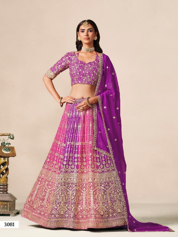 MEHVISH VOL 38 WHOLESALE FAUX GEORGETTE FESTIVE WEAR LEHENGA CHOLI FOR EXPORT