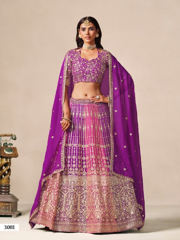 MEHVISH VOL 38 WHOLESALE FAUX GEORGETTE FESTIVE WEAR LEHENGA CHOLI FOR EXPORT