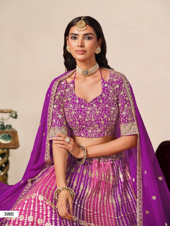 MEHVISH VOL 38 WHOLESALE FAUX GEORGETTE FESTIVE WEAR LEHENGA CHOLI FOR EXPORT