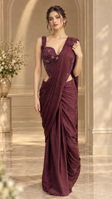 AMOHA D.NO 102495 WHOLESALE IMPORTED READY TO WEAR PARTY WEAR SAREES FOR WOMEN ONLINE