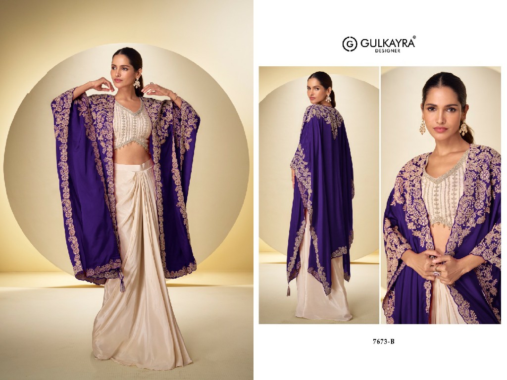 ANDAZ BY GULKAYRA DESIGNER WHOLESALE READYMADE REAL CHINON PARTY WEAR INDO WESTERN DRESS FOR WOMEN ONLINE