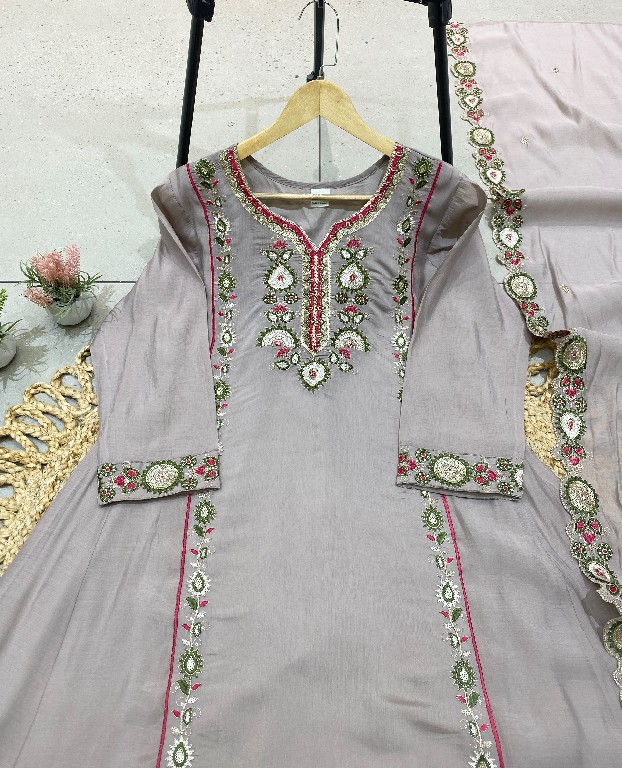 TEXTILEDEAL D.NO LG-2149 WHOLESALE READYMADE MUL CHANDERI FESTIVE WEAR 3 PCS SUITS EXPORTER