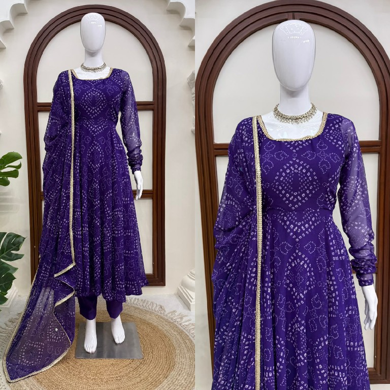TEXTILEDEAL D.NO 6063 WHOLESALE READYMADE PARTY WEAR ANARKALI STYLE 3 PCS SUITS FOR WOMEN ONLINE