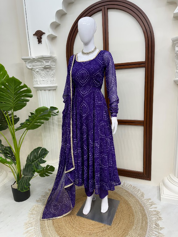 TEXTILEDEAL D.NO 6063 WHOLESALE READYMADE PARTY WEAR ANARKALI STYLE 3 PCS SUITS FOR WOMEN ONLINE