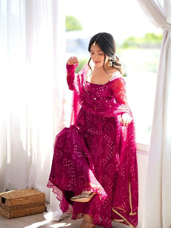 TEXTILEDEAL D.NO 6063 WHOLESALE READYMADE PARTY WEAR ANARKALI STYLE 3 PCS SUITS FOR WOMEN ONLINE