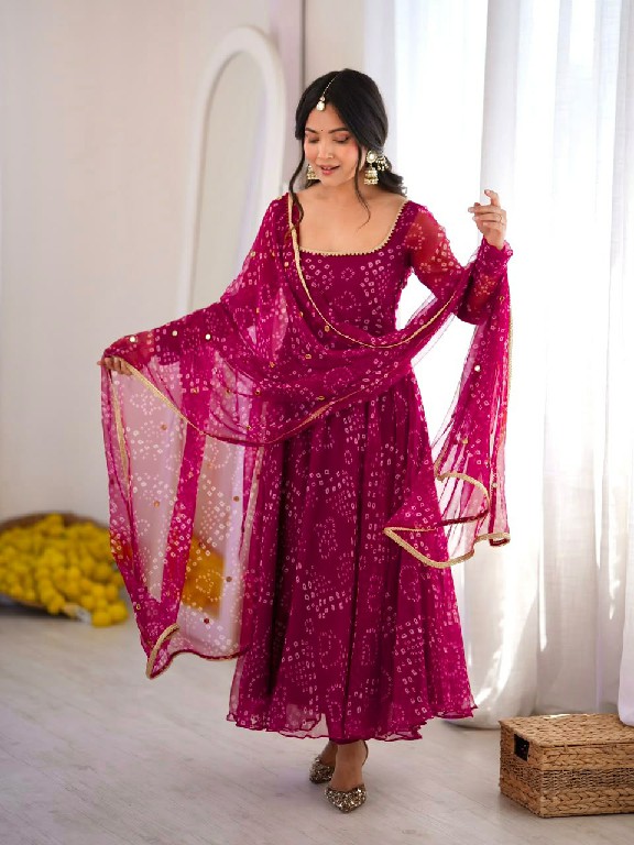 TEXTILEDEAL D.NO 6063 WHOLESALE READYMADE PARTY WEAR ANARKALI STYLE 3 PCS SUITS FOR WOMEN ONLINE