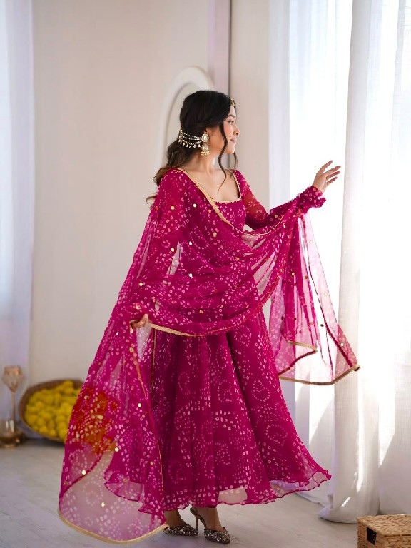 TEXTILEDEAL D.NO 6063 WHOLESALE READYMADE PARTY WEAR ANARKALI STYLE 3 PCS SUITS FOR WOMEN ONLINE