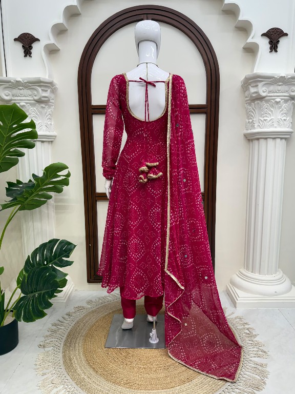 TEXTILEDEAL D.NO 6063 WHOLESALE READYMADE PARTY WEAR ANARKALI STYLE 3 PCS SUITS FOR WOMEN ONLINE