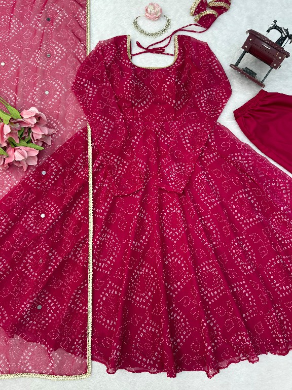 TEXTILEDEAL D.NO 6063 WHOLESALE READYMADE PARTY WEAR ANARKALI STYLE 3 PCS SUITS FOR WOMEN ONLINE