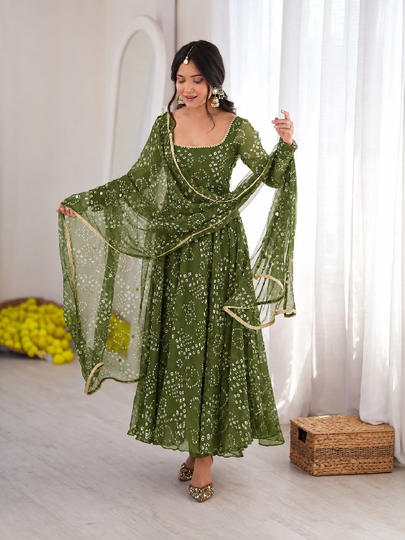 TEXTILEDEAL D.NO 6063 WHOLESALE READYMADE PARTY WEAR ANARKALI STYLE 3 PCS SUITS FOR WOMEN ONLINE