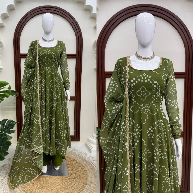 TEXTILEDEAL D.NO 6063 WHOLESALE READYMADE PARTY WEAR ANARKALI STYLE 3 PCS SUITS FOR WOMEN ONLINE