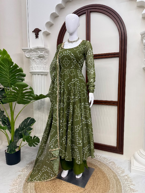 TEXTILEDEAL D.NO 6063 WHOLESALE READYMADE PARTY WEAR ANARKALI STYLE 3 PCS SUITS FOR WOMEN ONLINE