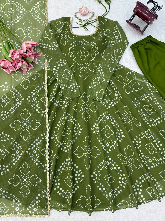 TEXTILEDEAL D.NO 6063 WHOLESALE READYMADE PARTY WEAR ANARKALI STYLE 3 PCS SUITS FOR WOMEN ONLINE